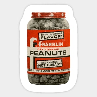 Vintage Peanut jar Sticker